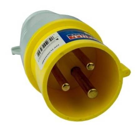 Faithfull Power Plus Yellow Replacement Plug 110V 16A BS EN 60309 IP44