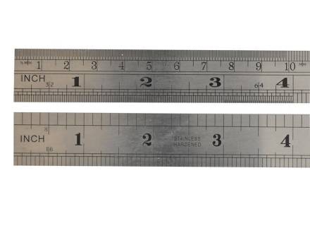 Fisher F106ME Stainless Steel Rule 150mm / 6in