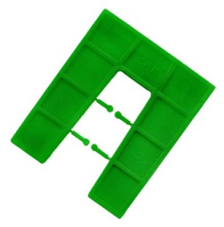 Finnsworth Type C Plastic Frame Packer 50 x 60 x 2mm Green