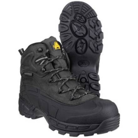 Amblers Safety FS430 Orca Hybrid Waterproof Non-Metal Safety Boot Black Size 7