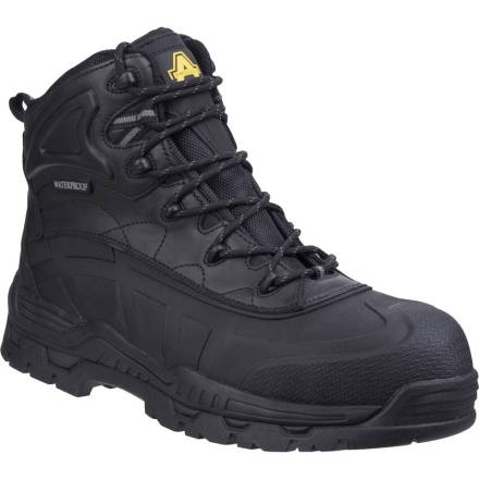 Amblers Safety FS430 Orca Hybrid Waterproof Non-Metal Safety Boot Black Size 7