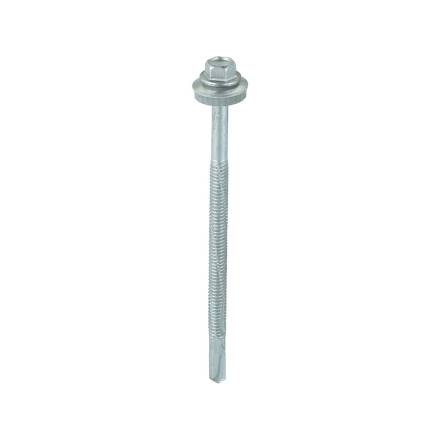 TIMCO Metal Construction Heavy Section Hex Self-Drilling Screw with EPDM Washer 5.5 x 100mm