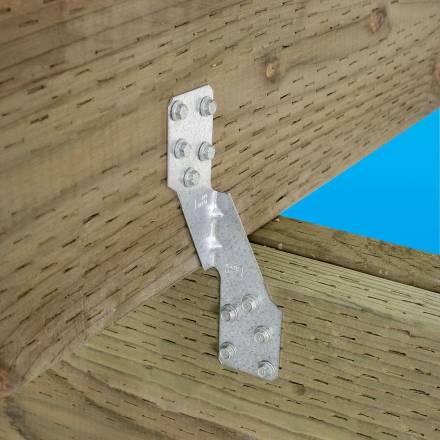 Simpson Strong-Tie H2.5A Single-Sided Hurricane Tie - 18-Gauge Galvanised