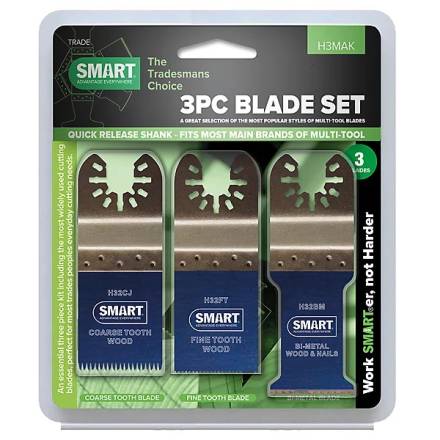 Smart Trade Series 3 Piece Multi-Tool Blade Set H3MAK