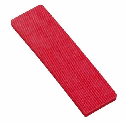 Finnsworth Type H Square End Plastic Frame Packers 50 x 100mm 4mm Red - Pack of 1000