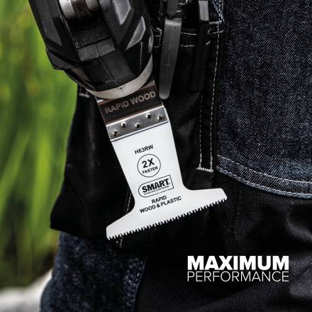 SMART Trade Series 63mm Rapid Wood and Plastic Multi-Tool Blade