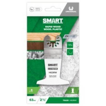 SMART Trade Series 63mm Rapid Wood and Plastic Multi-Tool Blade
