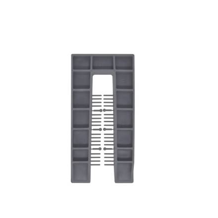Finnsworth Type H Square End Frame Packers 50 x 100mm 6mm Black Pack of 1000