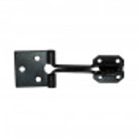 TIMCO 152mm Black Hasp and Staple