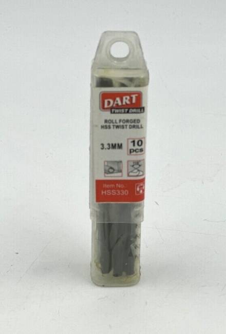 Dart HSS-R Rolled Twist Drill Bit 3.2mm - Pack of 10