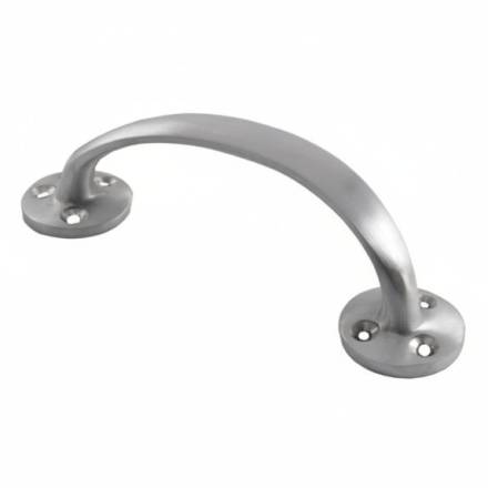 Frisco 152mm Satin Anodised Aluminium Bow Pattern Pull Handle Face Fix