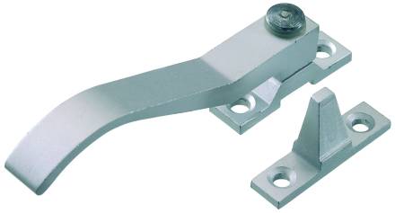 Eclipse Wedge Pattern Aluminium Casement Fastener - Satin Anodised Aluminium