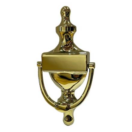 Frisco Victorian Urn Door Knocker Polished Brass 152mm