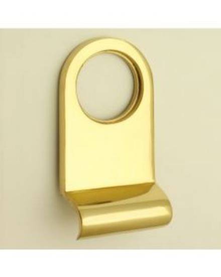 Frisco Eclipse Victorian Pattern Polished Brass Rim Cylinder Pull 48 x 72mm