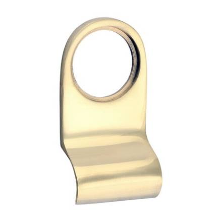 Frisco Eclipse Victorian Pattern Polished Brass Rim Cylinder Pull 48 x 72mm