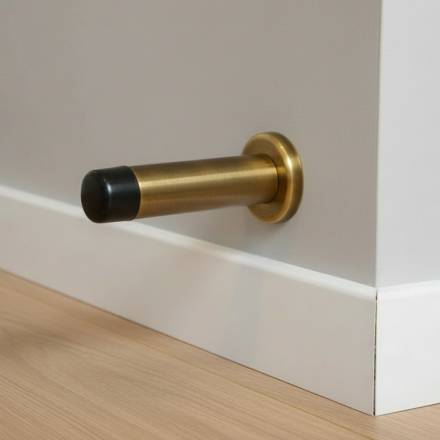 Frisco Polished Brass 76mm Projection Door Stop