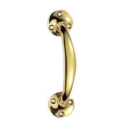 Frisco Victorian Style Bow Handle 150mm Polished Brass