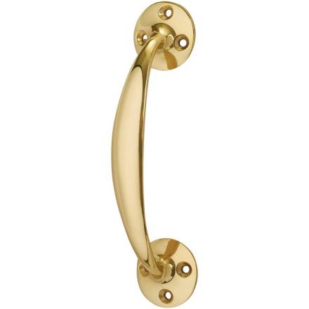 Frisco Victorian Style Bow Handle 150mm Polished Brass