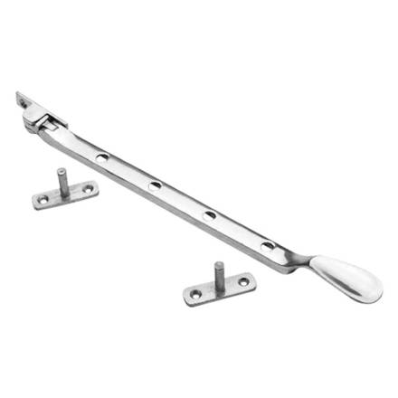 Frisco Victorian Casement Stay Chrome Plated 254mm