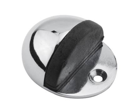 Frisco Eclipse 51mm Polished Chrome Oval Shielded Floor Door Stop