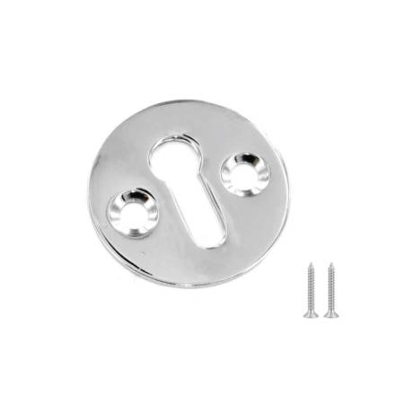 Frisco Eclipse Chrome Plated Open Keyhole Escutcheon 38mm