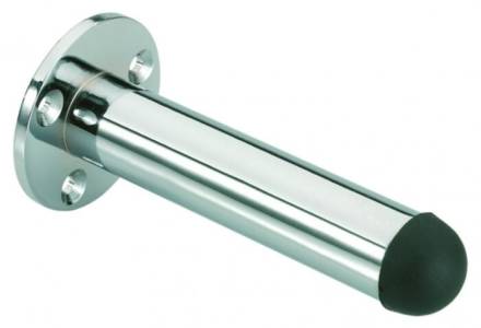 Frisco Eclipse Projection Face Fix Wall Door Stop Polished Chrome Plated 76mm