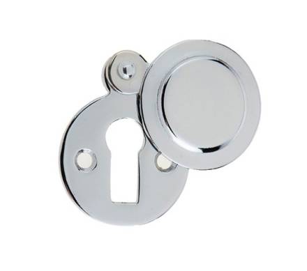 Frisco Satin Chrome Plated Covered Escutcheon