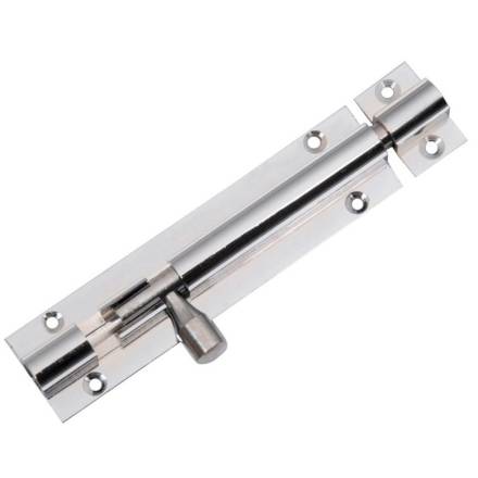 Frisco Solid Brass Straight Barrel Bolt 50mm Chrome Plated