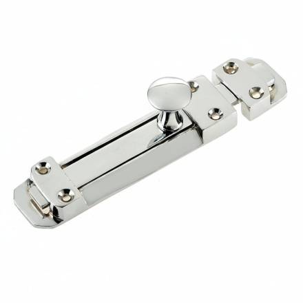 Frisco Straight Barrel Bolt 75mm Polished Chrome Plated