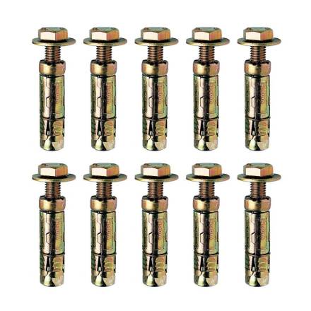 M6 x 25mm Loose Bolt Sleeve Anchor (Pack of 10)