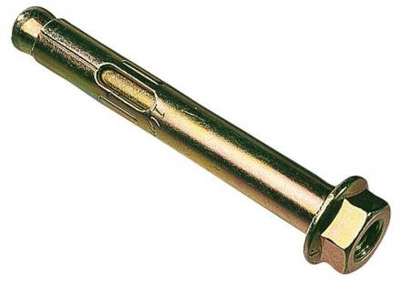M6 x 10mm Polished Brass Sleeve Anchor (Pack of 6)