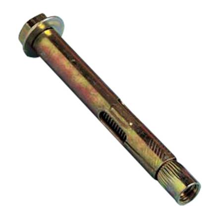 M6 x 10mm Polished Brass Sleeve Anchor (Pack of 6)