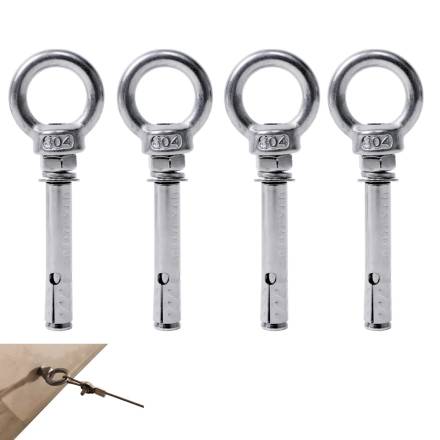 M8 Eye Bolt Swing Anchor - Pack of 4