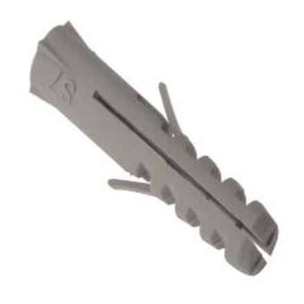 JCP Fixings Nylon Wall Plug M6 x 30mm Rimless - Bag of 40