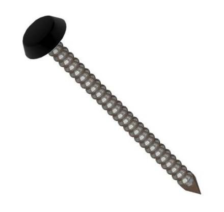 A4-316 Stainless Steel Black Polytop Head Pins 2.00 x 40mm (Pack of 25)