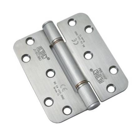 ASSA ABLOY UNION PowerLOAD 603 Bushed Bearing Butt Hinge Radius Corner BZP 100 x 88mm (Box of 20)