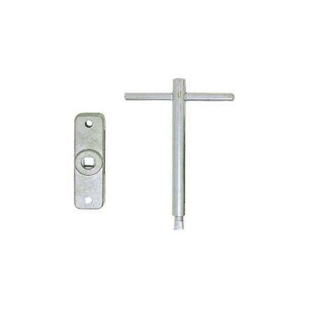 Frelan Hardware Jedo Rim Budget Lock and Key Nickel Plated - JL196NP
