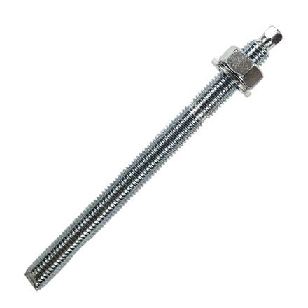 JCP J-Fix Plain Ended Chemical Stud BZP Grade 5.8 M12 x 150mm
