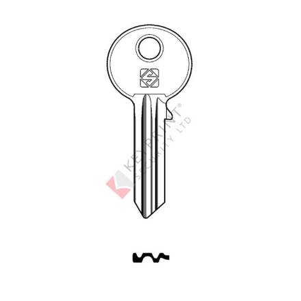 ASEC ASEC1 5-Pin Cylinder Cut Key