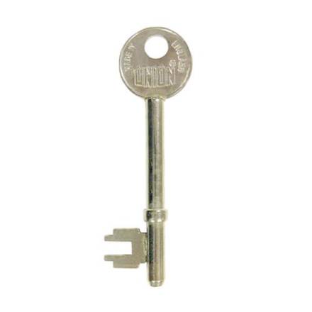 Union Pre-Cut Mortice Key for 3/5 Lever Locks - Steel, Gauge 5 (No. 181 Series)