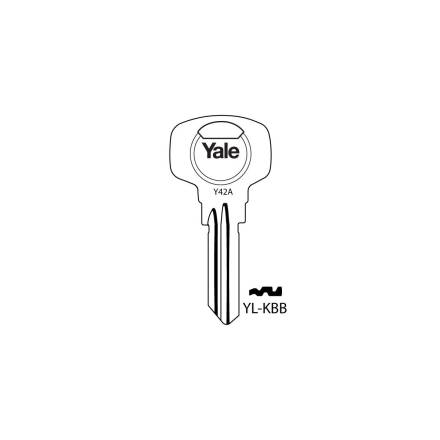 Yale Y42A Genuine Patented Key Blank for 1109 5-Pin Rim Cylinder