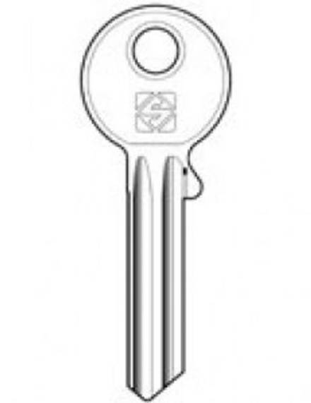 Silca GE106 Cut Key for GeGe Cylinders