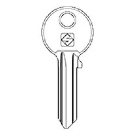 Silca UNI32 Cut Key for Union 6-Pin Cylinder
