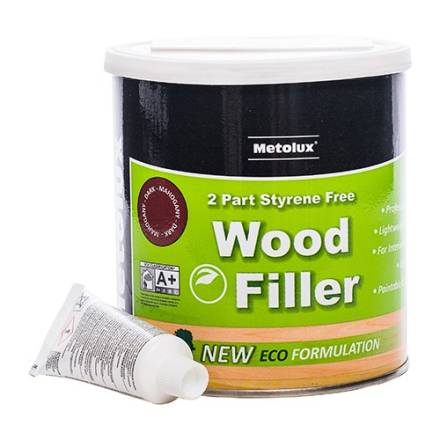 Metolux 2 Part Styrene Free Wood Filler Light Oak 770ml
