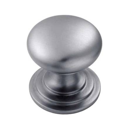 Carlisle Brass Victorian Cupboard Knob 25mm Satin Chrome