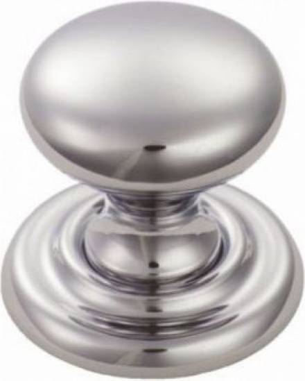 Carlisle Brass Victorian Cupboard Knob 32mm Polished Chrome