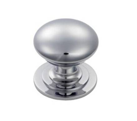 Carlisle Brass Victorian Cupboard Knob 32mm Polished Chrome