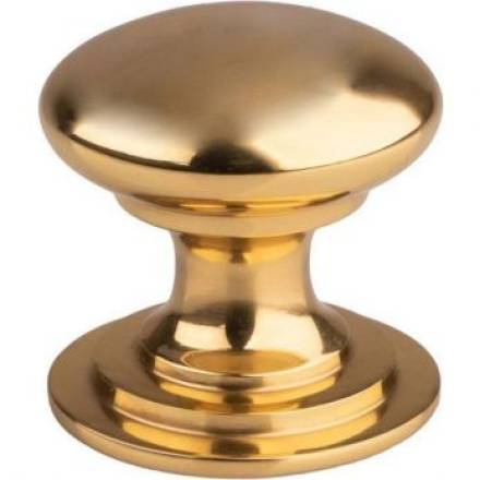 Carlisle Brass M47C Victorian Cupboard Knob 38mm Polished Brass