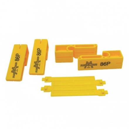 Marshalltown M86P Plastic Line Blocks with Twigs - Pack of 2 Pairs