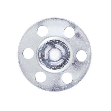 TIMCO Metal Insulation Disc Washers 35mm Zinc (Pack of 100)
